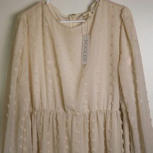 Sweet Peach Midi Length by Roolee. Size XXL